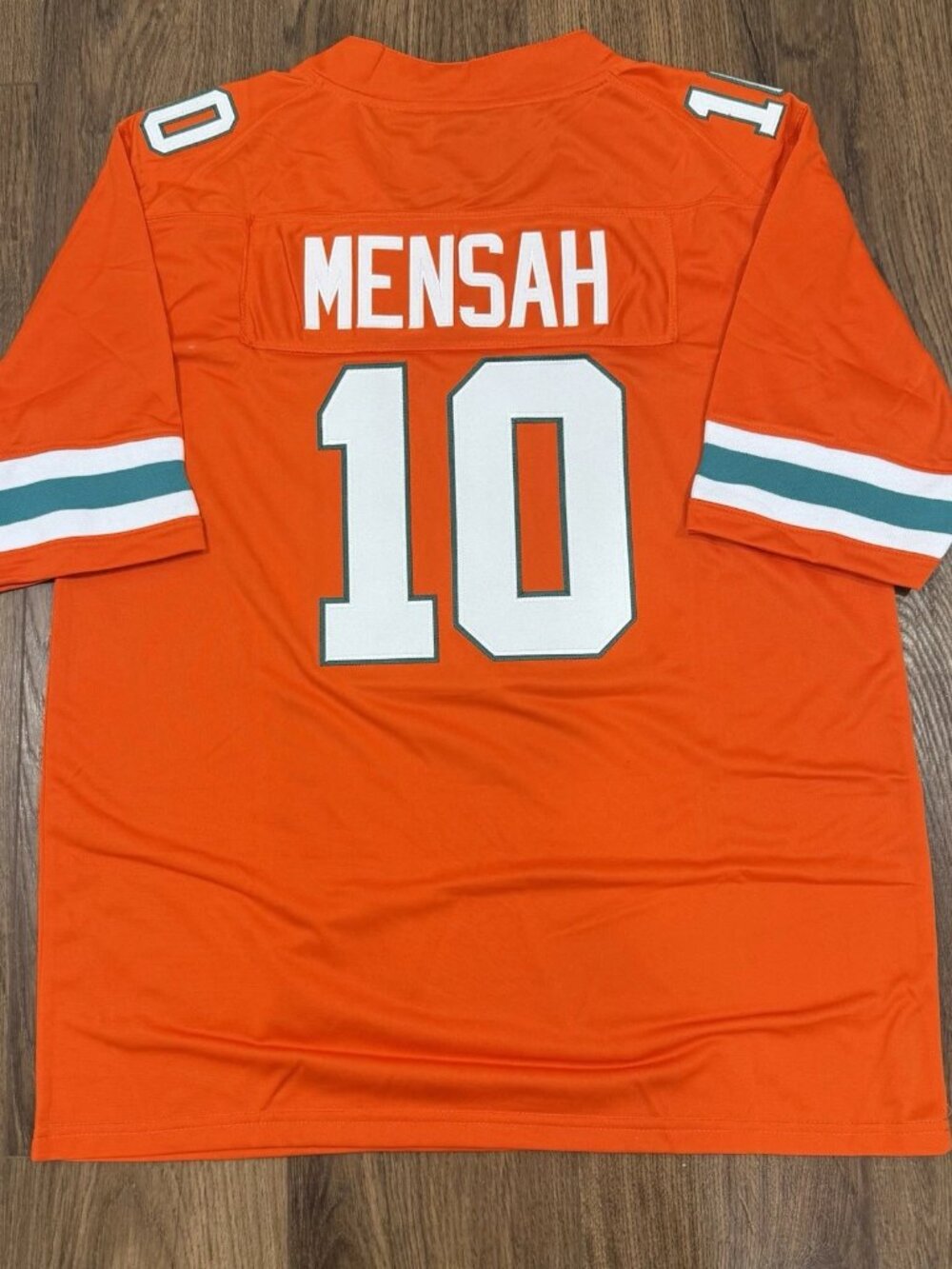 Darian Mensah Orange Jersey Stitched Vapor